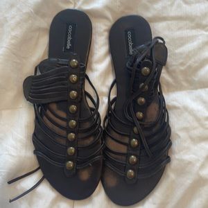 Cocobelle Leather Gladiator Sandals sz 41